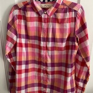 Multi Color Full Button Blouse